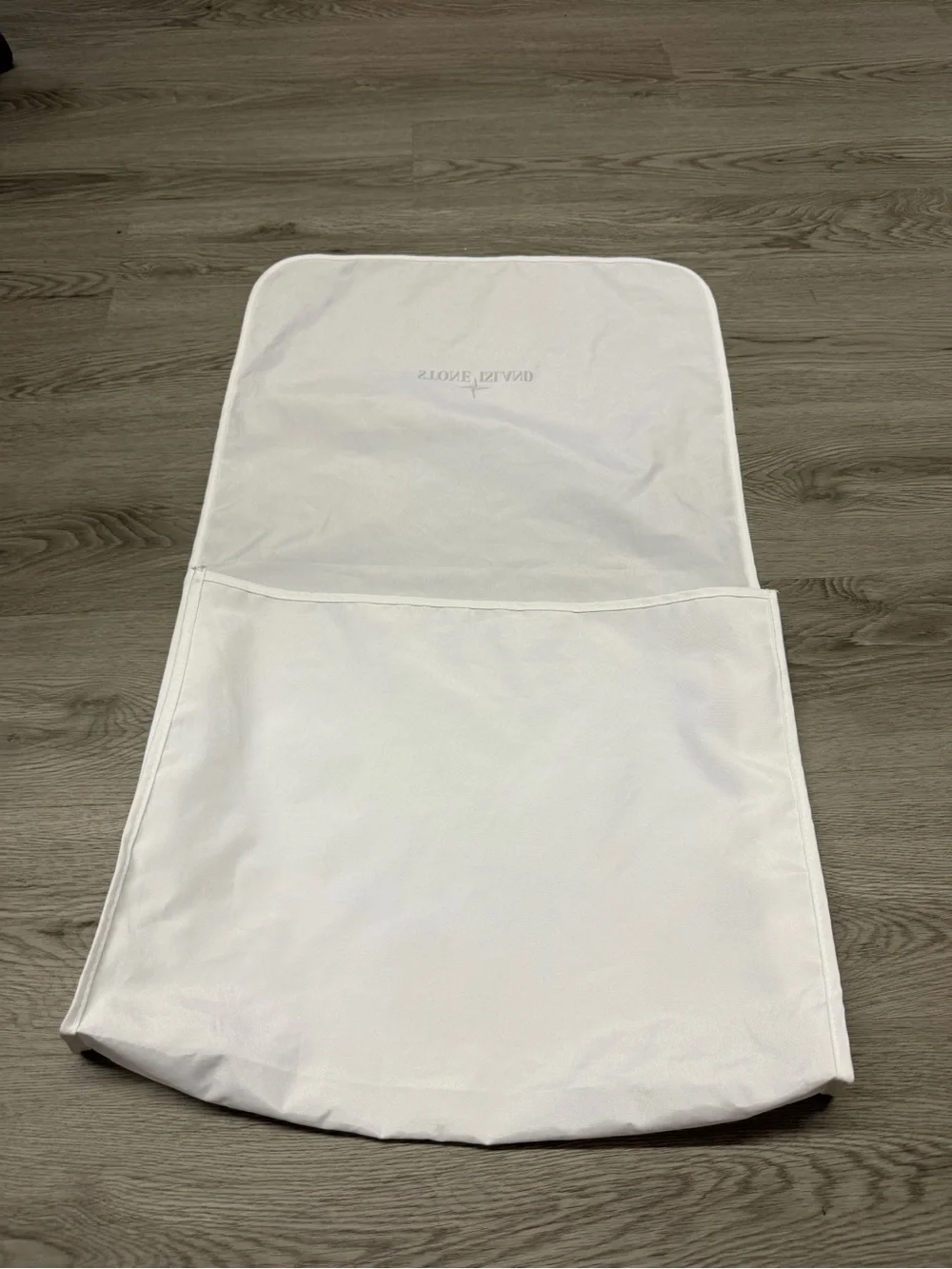 Stone Island White Garment Bag